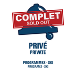 AGES 3 AND UP – PRIVATE PROGRAM - SKI