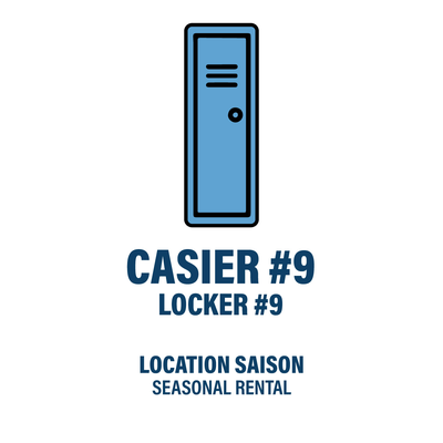 CASIER #9 - LOCATION SAISON