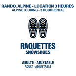 Location 4h Adulte - Raquettes AD/JR