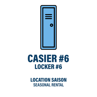 CASIER #6 - LOCATION SAISON