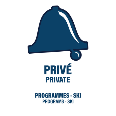 AGES 3 AND UP – PRIVATE PROGRAM - SKI