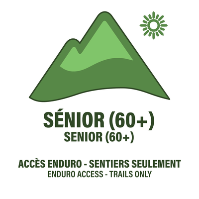 Sénior (60 ans +) - Billets Enduro - Vélo de Montagne