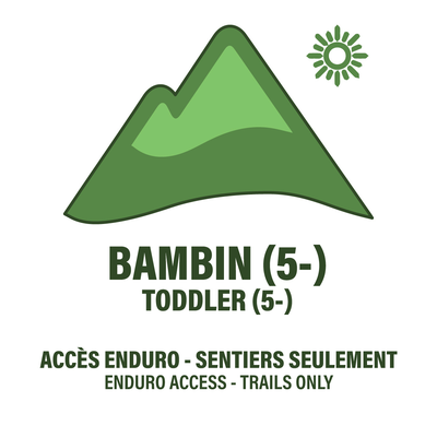 Toddler (5 years -) - Enduro Tickets - Mountain Bike