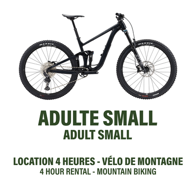 Small - Vélo de Montagne Double Suspension - Location 4h