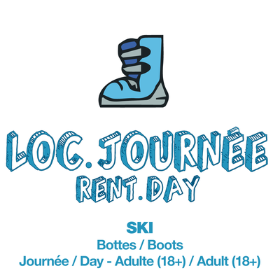 Adult Rental DAY - Ski Boots Only (TICKET NOT INCLUDED)