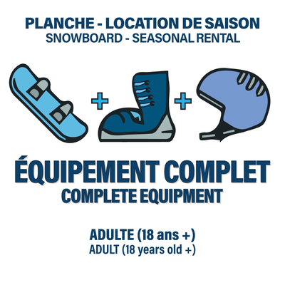 Complete Snowboard Equipment - Adult
