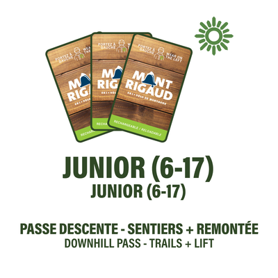 Junior (6 to 17 years) - Downhill Pass (DH) -  Mountain Biking