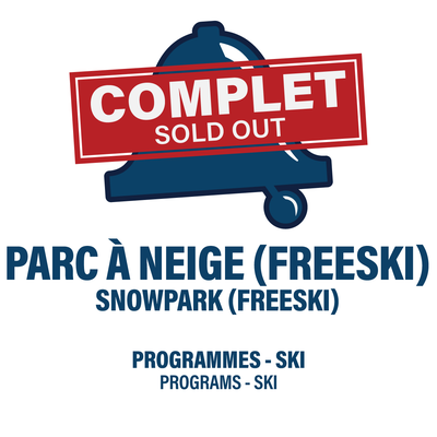 AGES 8 AND UP – SNOWPARK (FREESKI) - SKI