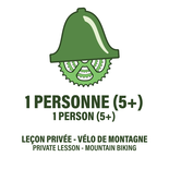 Une personne (5 ans +) - Leçon Privée - Vélo de Montagne