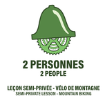 Deux personnes (6 ans +) - Leçon Semi-Privée - Vélo de Montagne