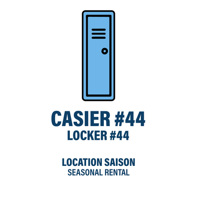 CASIER #44 - LOCATION SAISON