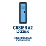CASIER #2 - LOCATION SAISON