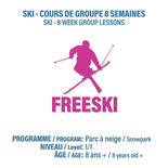 COMPLET - Parc à neige pour skieur: Freeski (8 ans +)