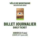 Billet Vélo de Montagne - Junior