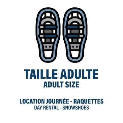Location JOUR Adulte - Raquettes AD/JR