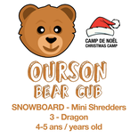 Bear Cub (4 to 5 years old) - CHRISTMAS