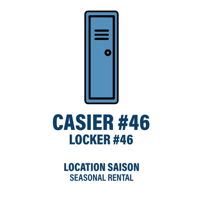CASIER #46 - LOCATION SAISON
