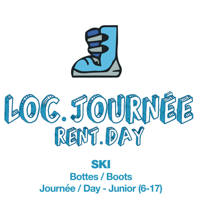 Junior Rental DAY - Ski Boots Only (TICKET NOT INCLUDED)