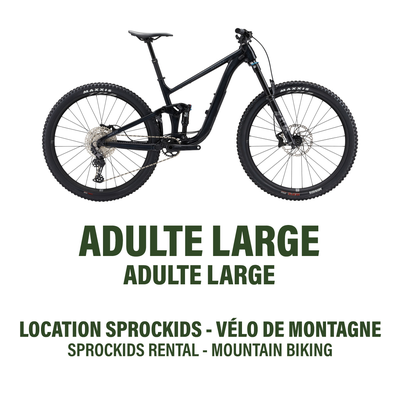 Large - Double Suspension Mountain Bike - 7-Week Sprockids Program Rental