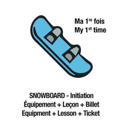 SNOWBOARD - Initiation ''My 1st Time''