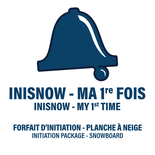 AGES 6 AND UP – SNOWBOARD INITIATION PACKAGE “MY 1st TIME”