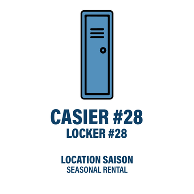 CASIER #28 - LOCATION SAISON