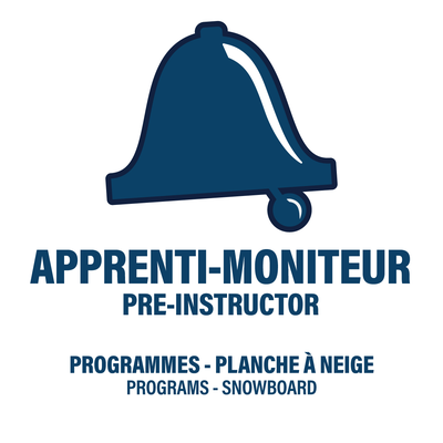 12 ANS ET PLUS - APPRENTI-MONITEUR - PLANCHE À NEIGE