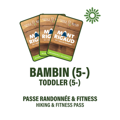Toddler (5 years -) - Hiking and Fitness Pass