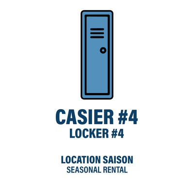 CASIER #4 - LOCATION SAISON