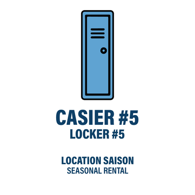 CASIER #5 - LOCATION SAISON