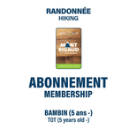 Abonnement Randonnée (Alpine + Été) - Bambin