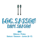 Bâtons de Ski Seulement - Junior