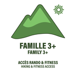 Plan Familial (4 membres +) - Billet Randonnée et Fitness
