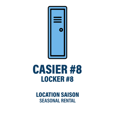 CASIER #8 - LOCATION SAISON