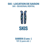Skis Paraboliques Seulement - Bambin
