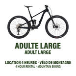 Large - Double Suspension Mountain Bike - 4h Rental