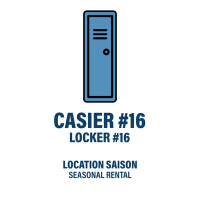 CASIER #16 - LOCATION SAISON
