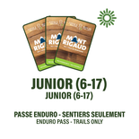 Junior (6 à 17 ans) - Passe Enduro - Vélo de montagne