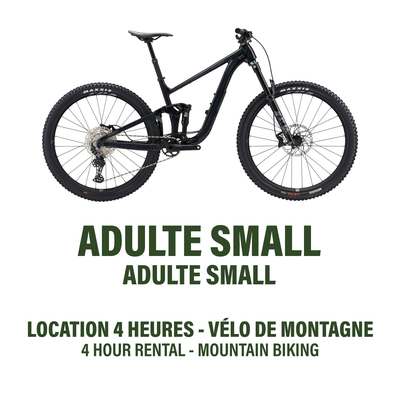 Small - Vélo de Montagne Double Suspension - Location 4h