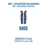 Skis Paraboliques Seulement - Junior