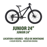 24'' (Junior) - Vélo de Montagne Simple Suspension - Location 4h