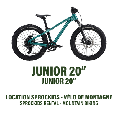 20'' (Junior) - Hardtail Mountain Bike - 7-Week Sprockids Program Rental