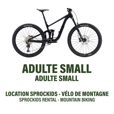 Small - Vélo de Montagne Double Suspension - Location Programme 7 Semaine Sprockids