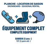 Complete Snowboard Equipment - Toddler