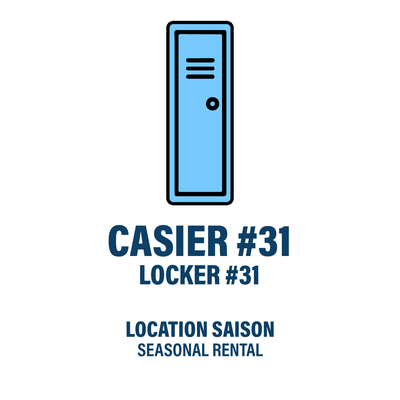CASIER #31 - LOCATION SAISON