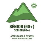 Senior (60 years +) - Hiking and Fitness Ticket