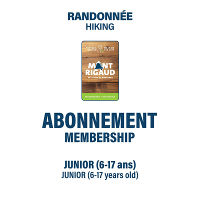 Hiking Membership (Alpine + Summer) - Junior