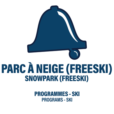 AGES 8 AND UP – SNOWPARK (FREESKI) - SKI