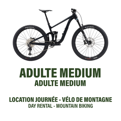 Medium - Vélo de Montagne Double Suspension - Location Jour
