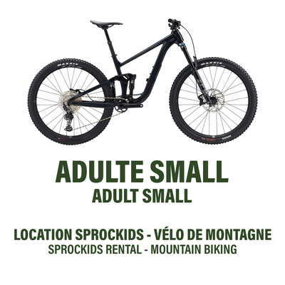 Small - Vélo de Montagne Double Suspension - Location Programme 7 Semaine Sprockids